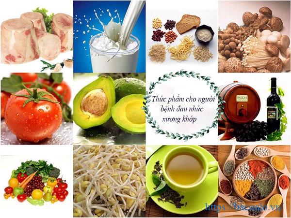 Thực phẩm tốt cho bệnh viêm khớp