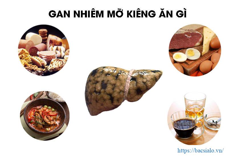 Thực phẩm cho người gan nhiễm mỡ