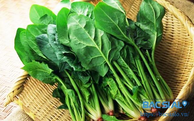 Rau cải bó xôi có khả năng chống viêm